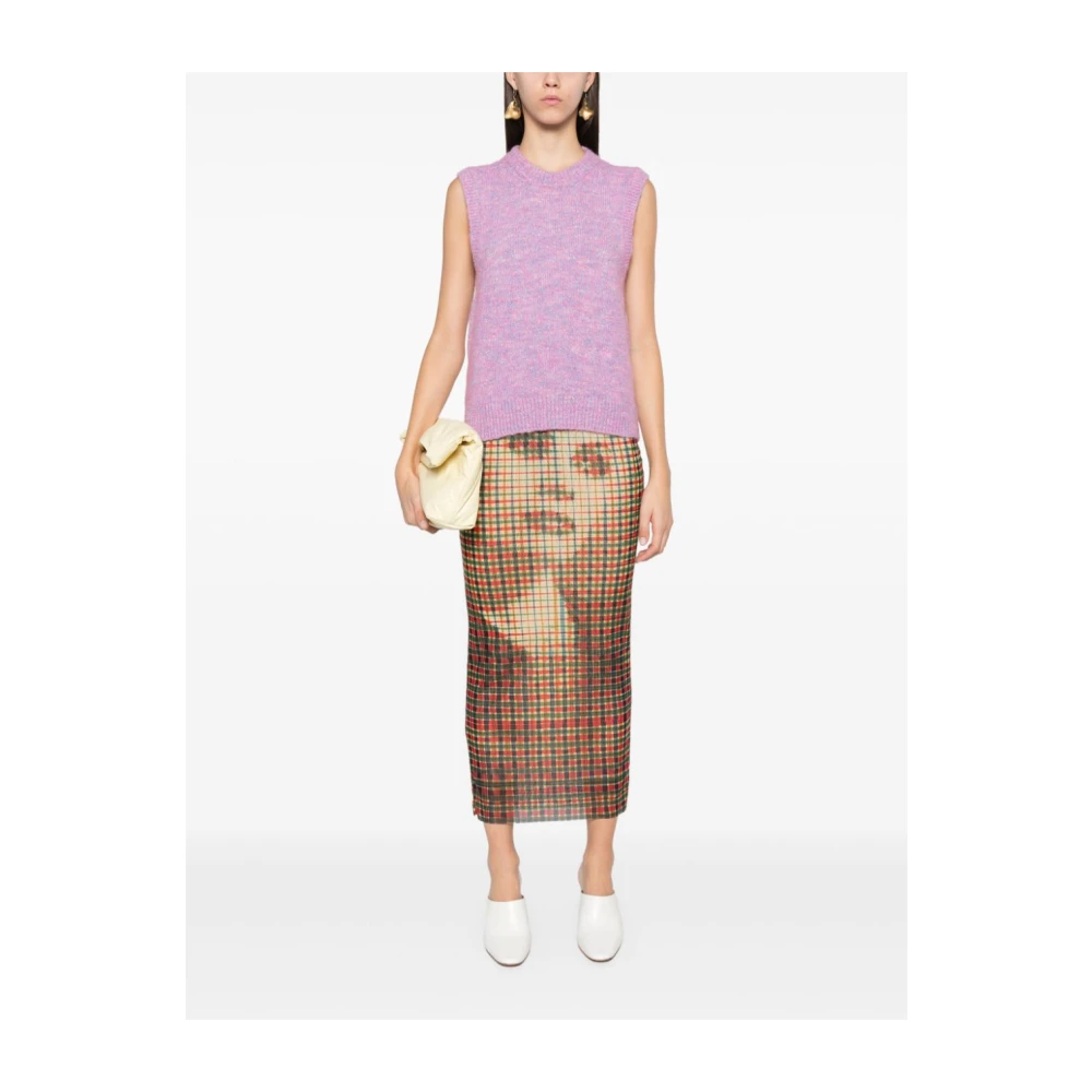 Ganni Stijlvolle Sweaters Collectie Pink Dames