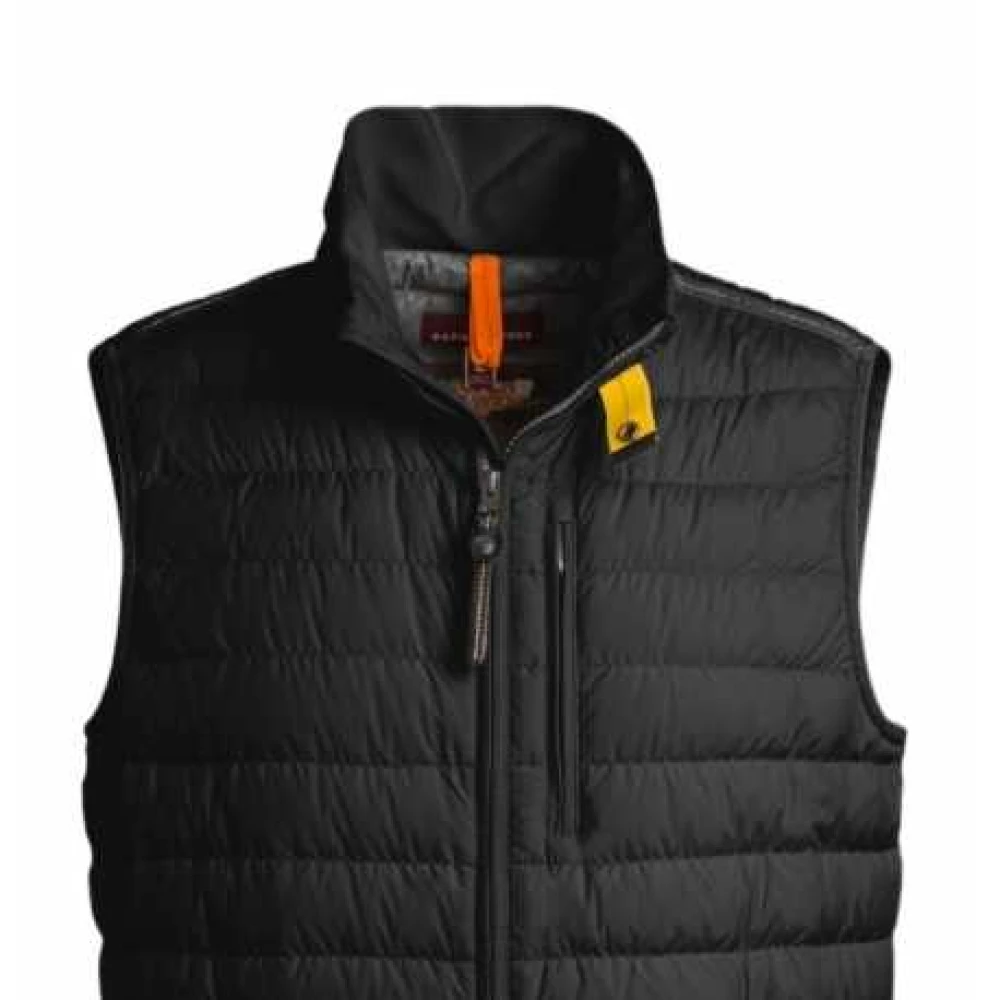 Parajumpers Zwarte Gewatteerde Mouwloze Jas Perfect Black Heren