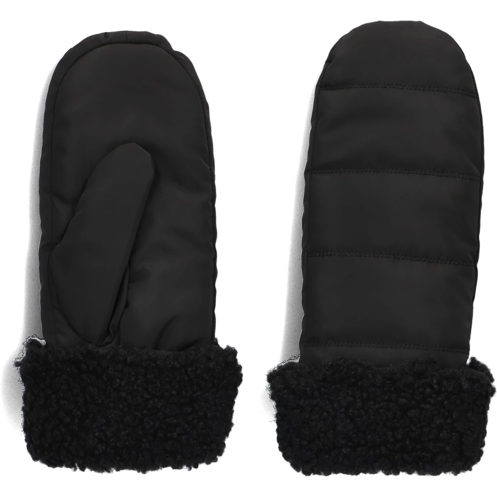 Markberg Stijlvolle Zwarte Teddy Handschoenen Black Dames