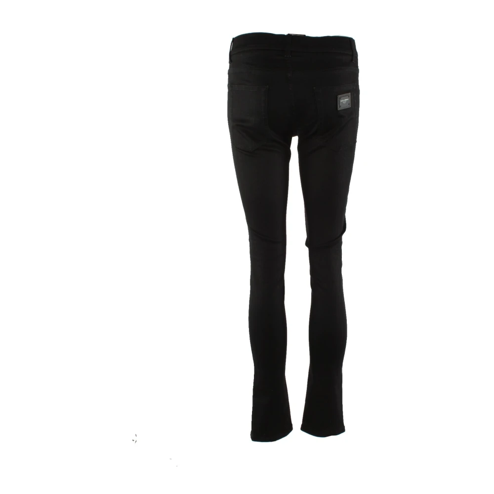 Dolce & Gabbana Zwarte Skinny Jeans voor Heren Black Heren