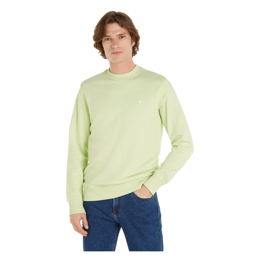 Calvin Klein ExoticMint Sweater Green Heren