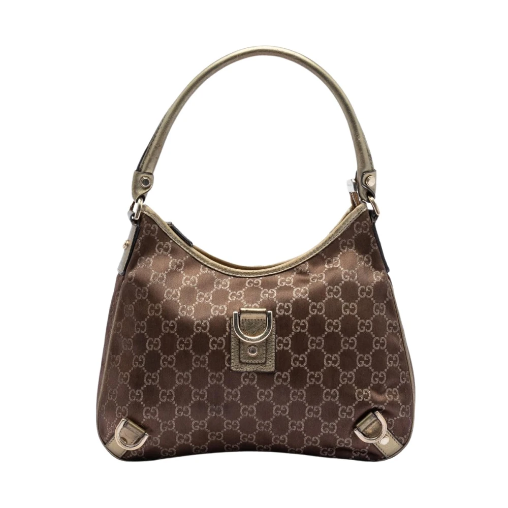 Gucci Vintage Women's Brown Pre-Owned Hobo Bag