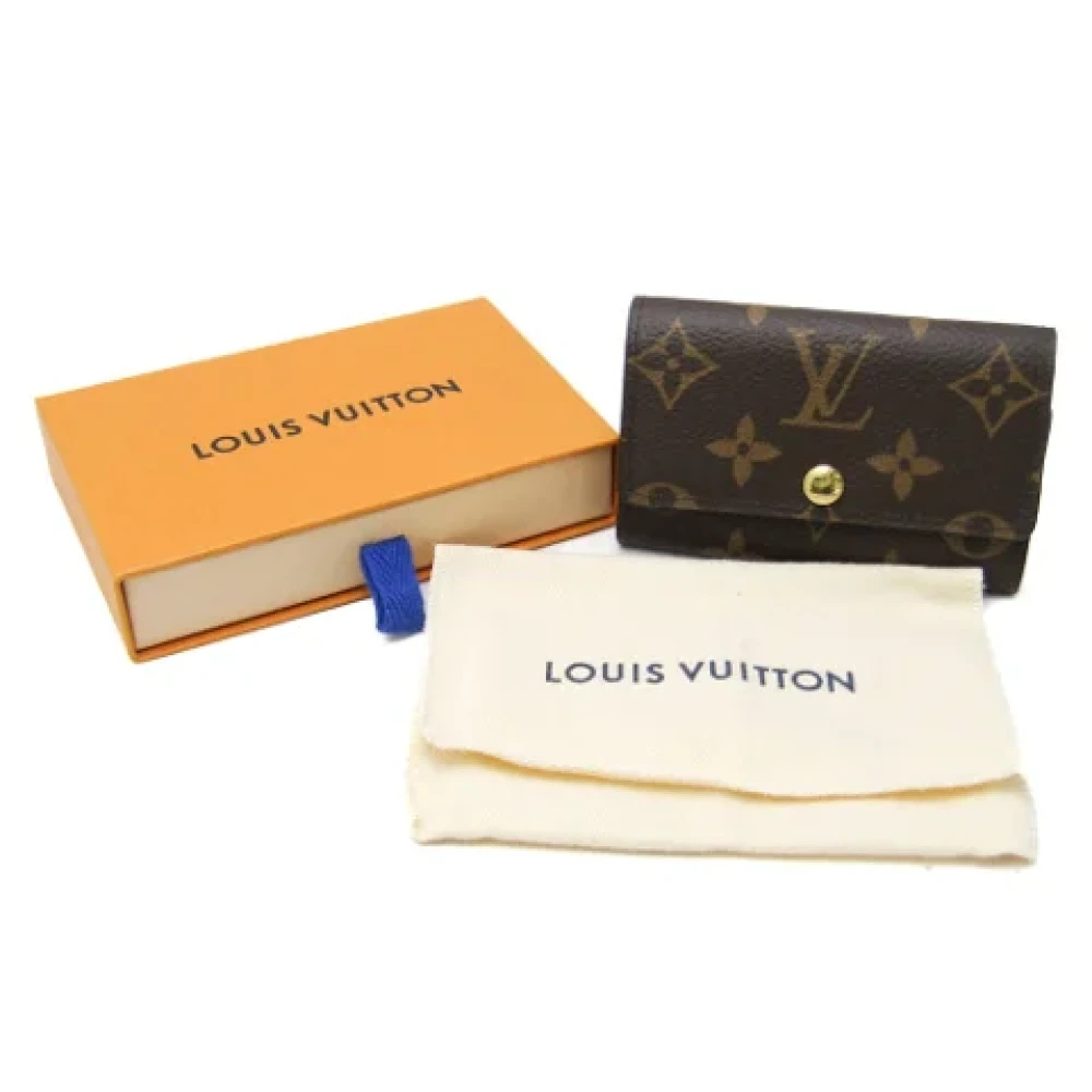 Louis Vuitton Vintage Pre-owned Fabric key-holders Brown Dames