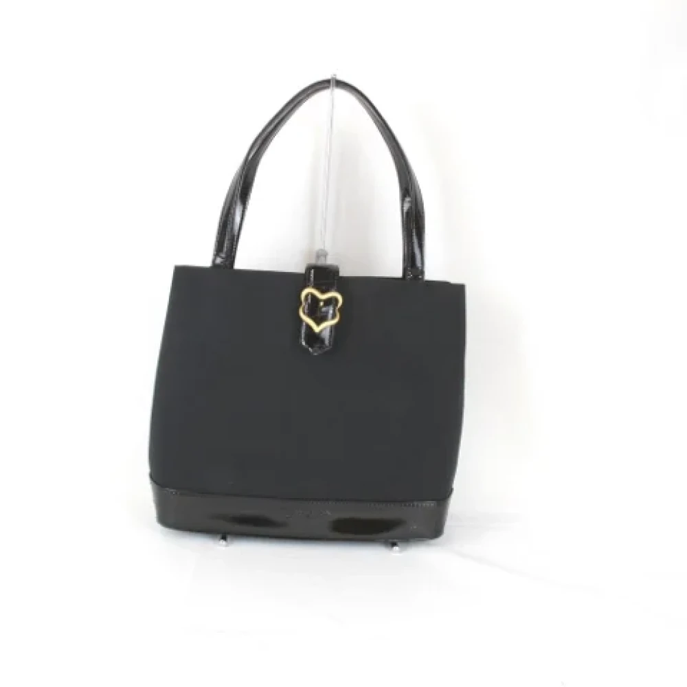 Yves Saint Laurent Vintage Pre-owned Nylon handbags Black Dames