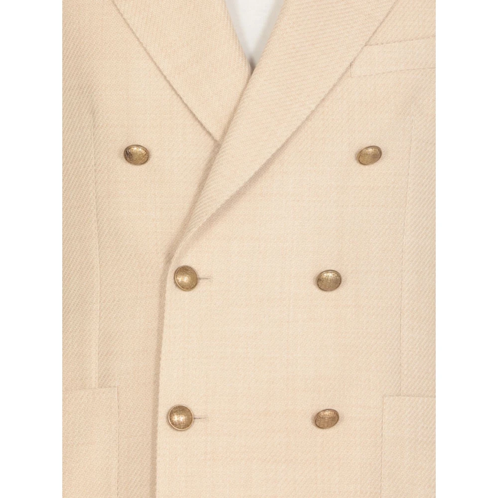Tagliatore Dubbelbreasted jas Beige Heren