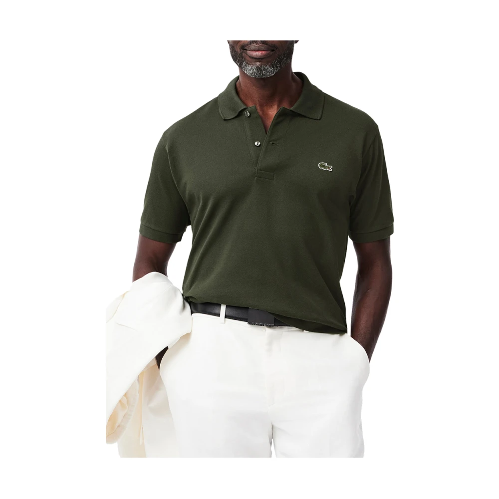 Lacoste Groen Poloshirt Klassieke Stijl Green Heren