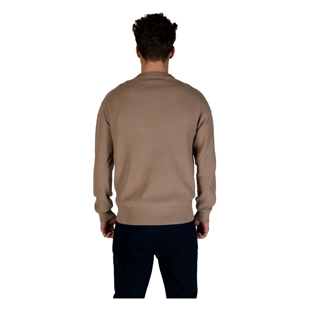 Calvin Klein Jeans Heren Sweatshirt Lente Zomer Collectie Beige Heren