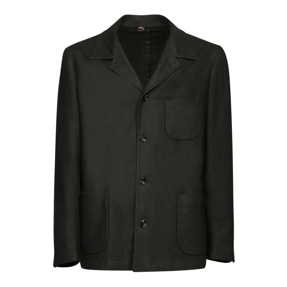 Dell'oglio Groene Blazer voor Mannen Aw24 Green Heren