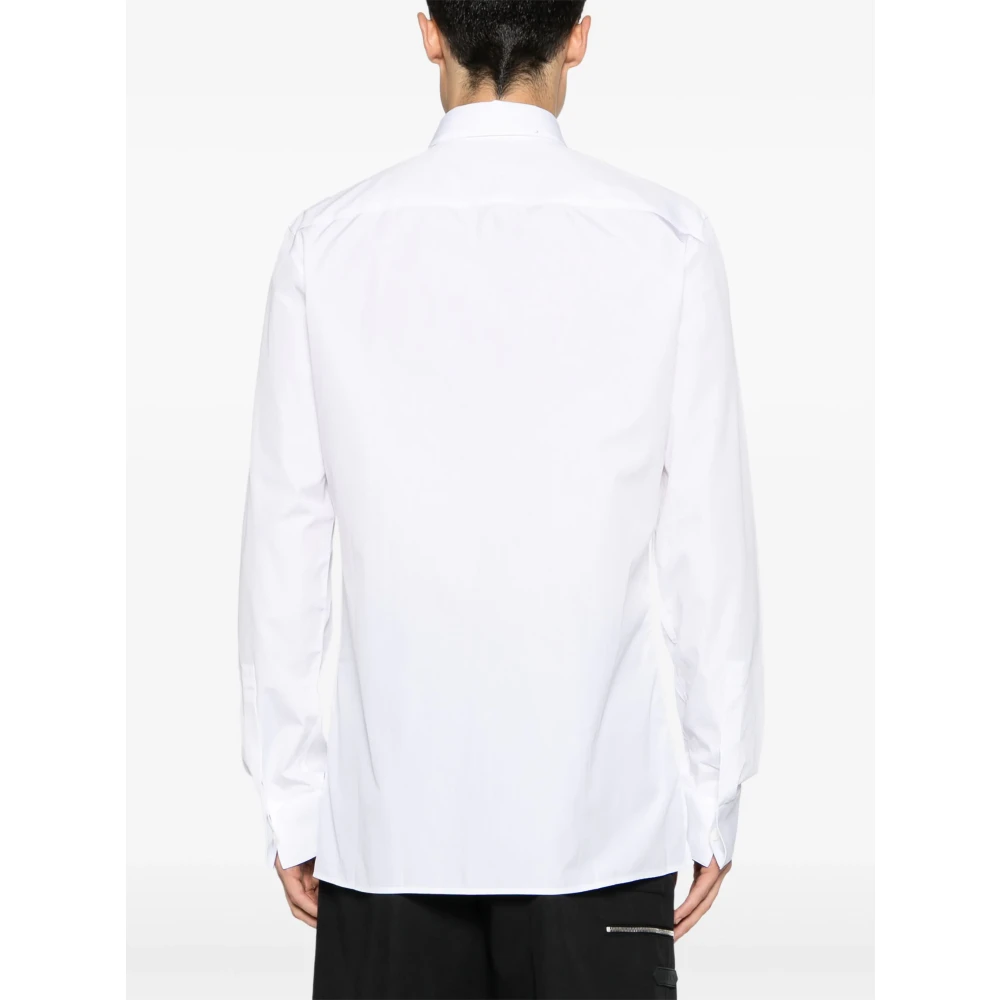 Givenchy Klassiek Katoenen Overhemd White Heren