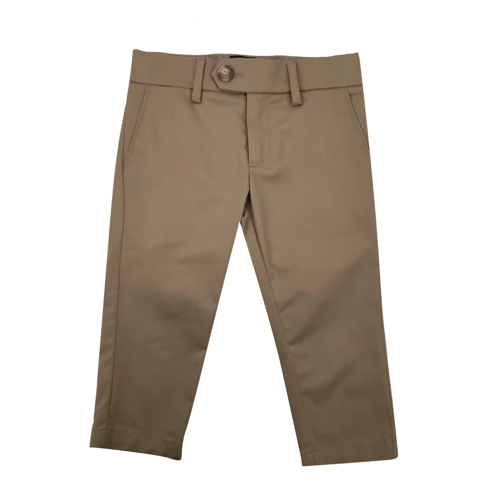 Fay Boys Beige Trousers, 10 Y, Trousers
