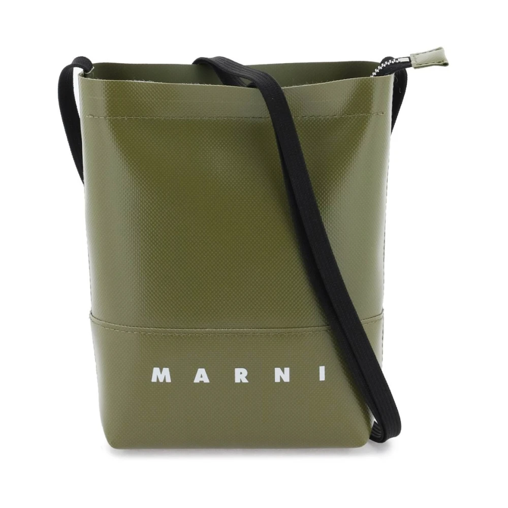 Marni Groene Stijlvolle Schoudertas Green Heren