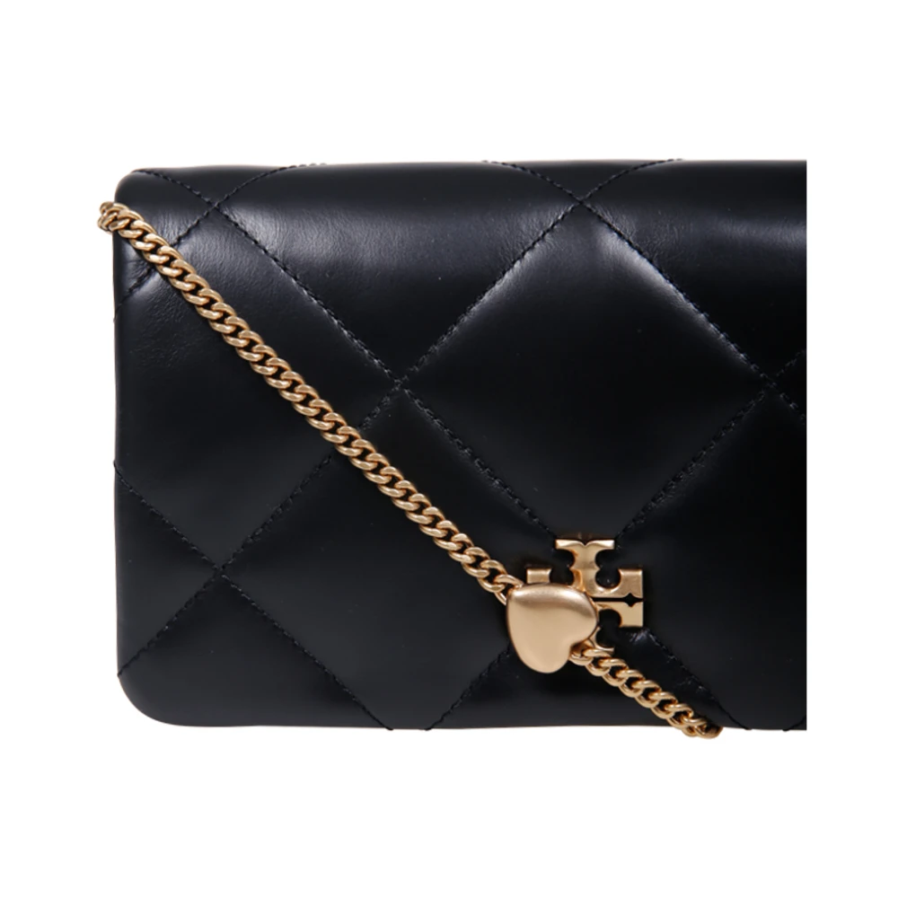 TORY BURCH Diamant Quilt Ketting Portemonnee Black Dames