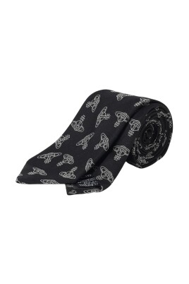 black-silk-patterned-tie