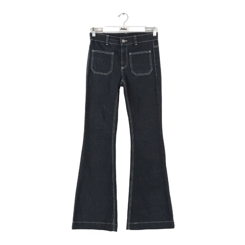 Stella McCartney Pre-owned Cotton jeans Blue Dames