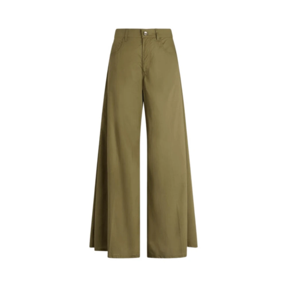 Liu Jo Women's Green Cotton Trousers For W30