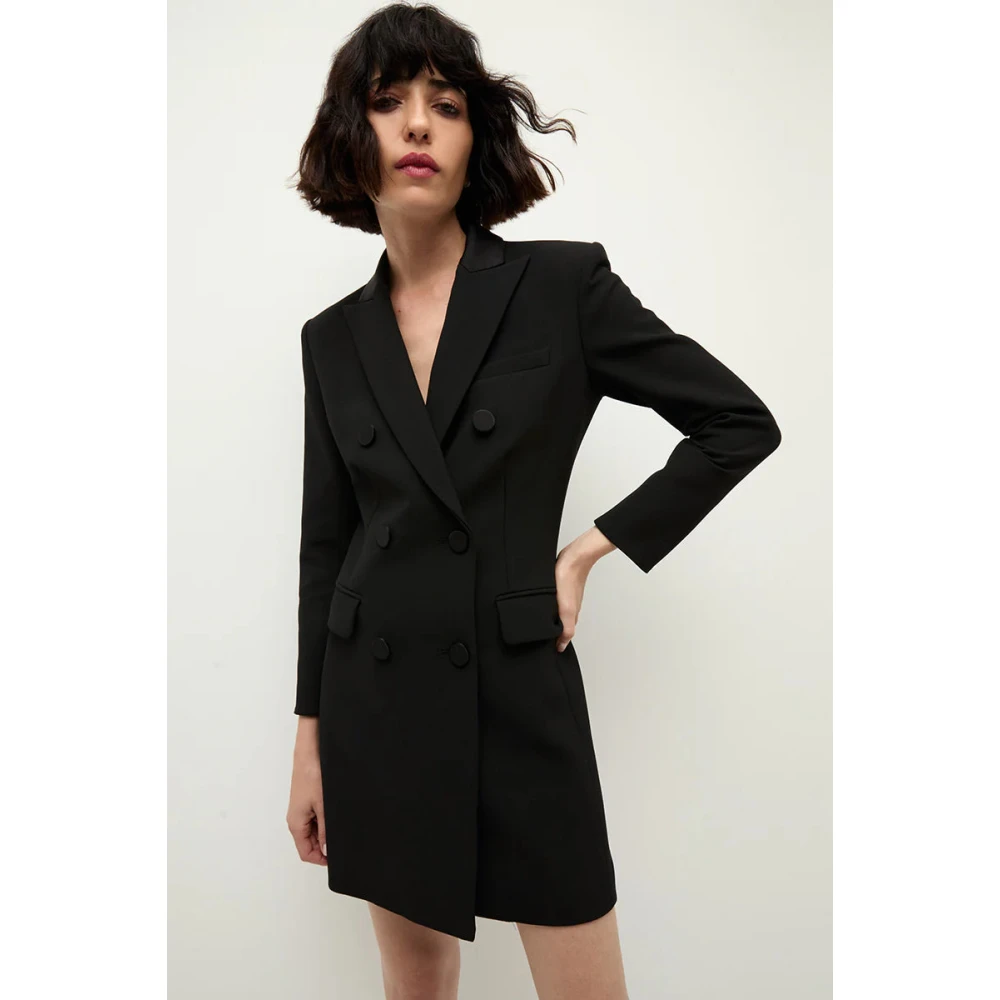 Veronica Beard Elianna Blazer Jurk Black Dames