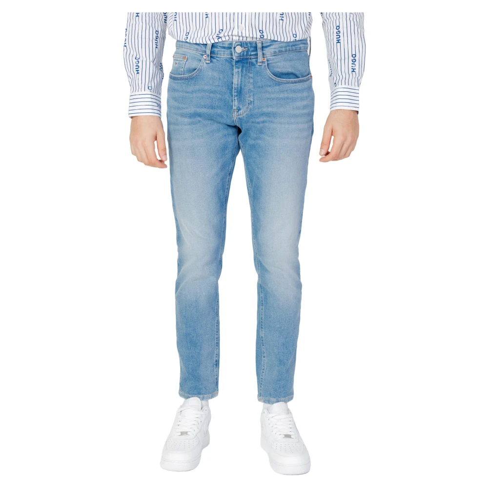 Tommy Jeans Regenerative Cotton Slim-Fit Jeans Blue Heren