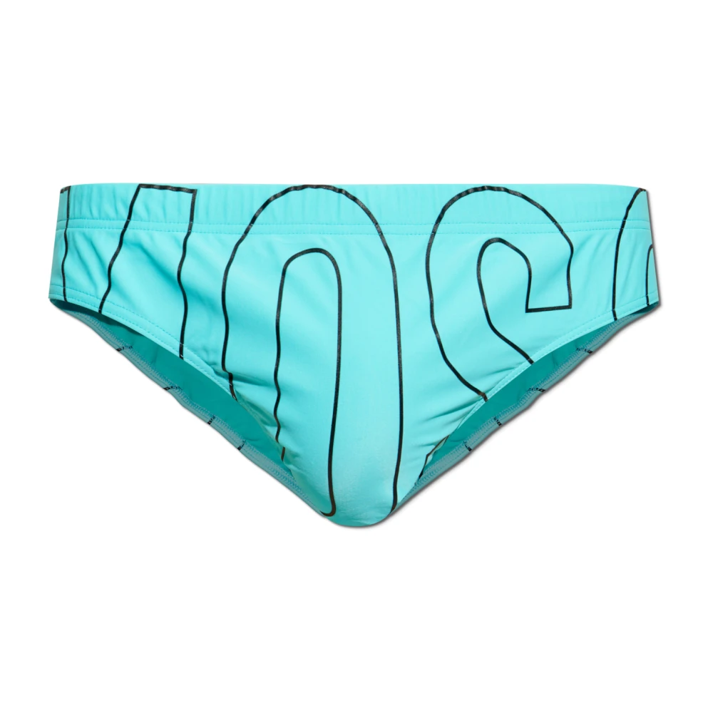 Moschino Herren Blau Bademode, Lgröße: