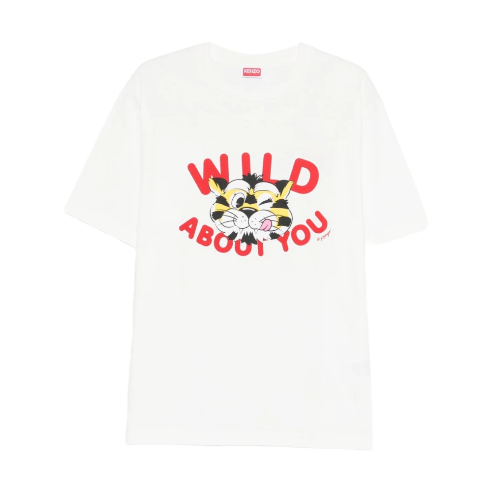 Kenzo Uomo Bianco Top, L, New,