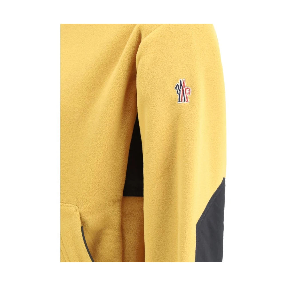Moncler Hoodie met ritssluiting Yellow Heren