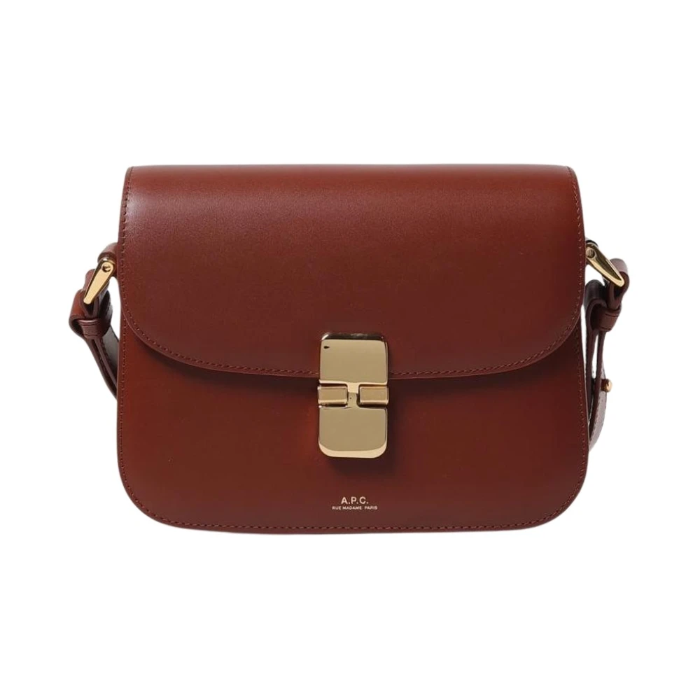 A.p.c. Donna Marrone Borse, Taglia Unica, New,