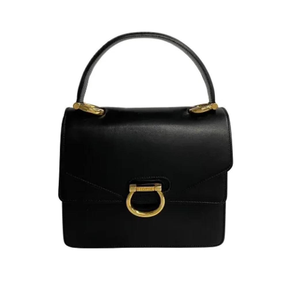 Celine Vintage Pre-owned Leather celine-bags Black Dames
