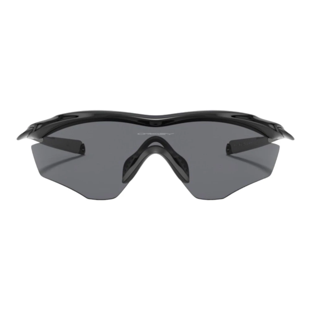 Oakley Unisex Black Sunglasses, 45 Mm, Sporty Wraparound Sunglasses Grey