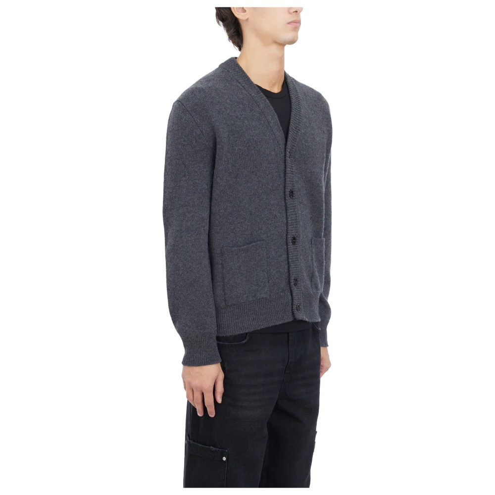 Seven Gauge Lana Cardigan in Stijlvol Ontwerp Gray Heren