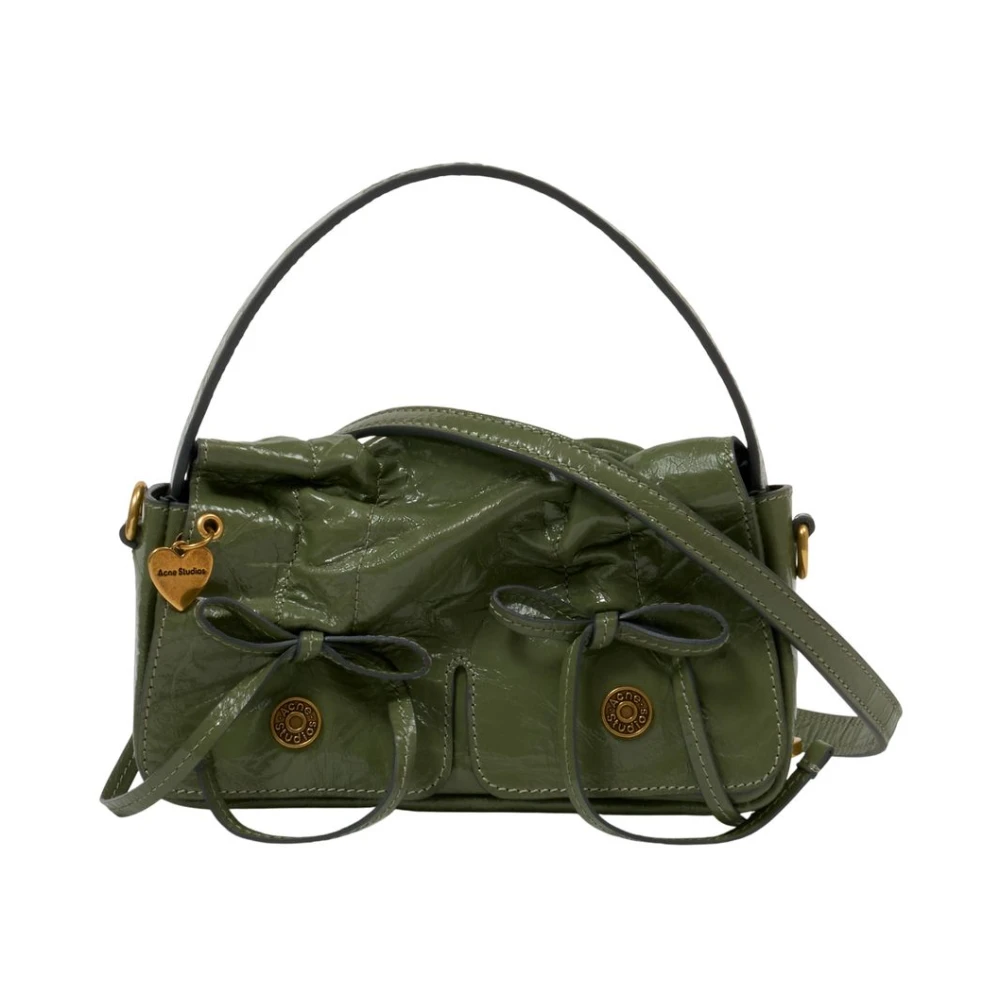 Acne Studios Women's Green Handbags, One Size, Multipocket Micro Bag