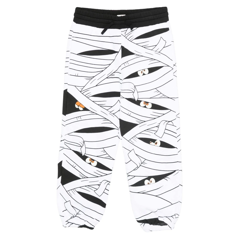 Stella Mccartney Men's White Mummy Aop Joggers