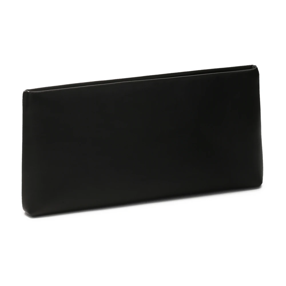 Kazar Minimalistische zwarte clutch handtas Black Dames