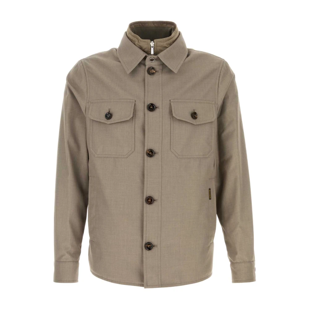 Moorer Men's Gray Dulac-Pum Jacket - Light Jackets - M - Jackets