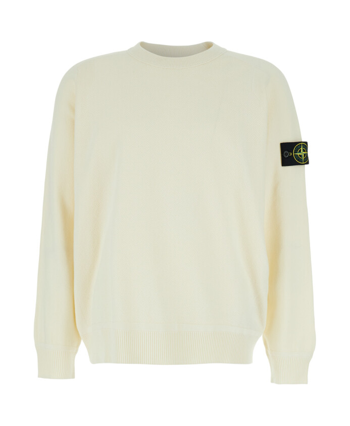 pull-en-coton-avec-ecusson-logo-col-rond