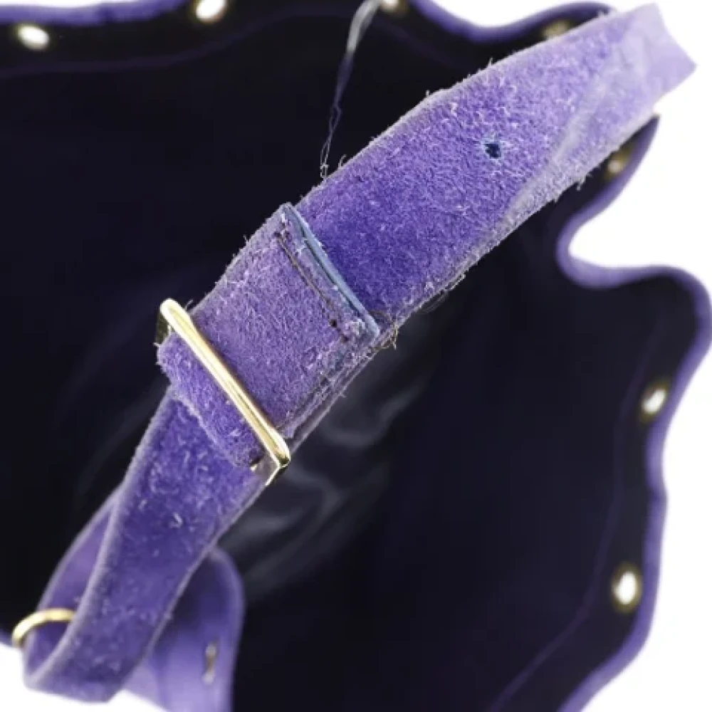 Hermès Vintage Pre-owned Suede shoulder-bags Purple Dames