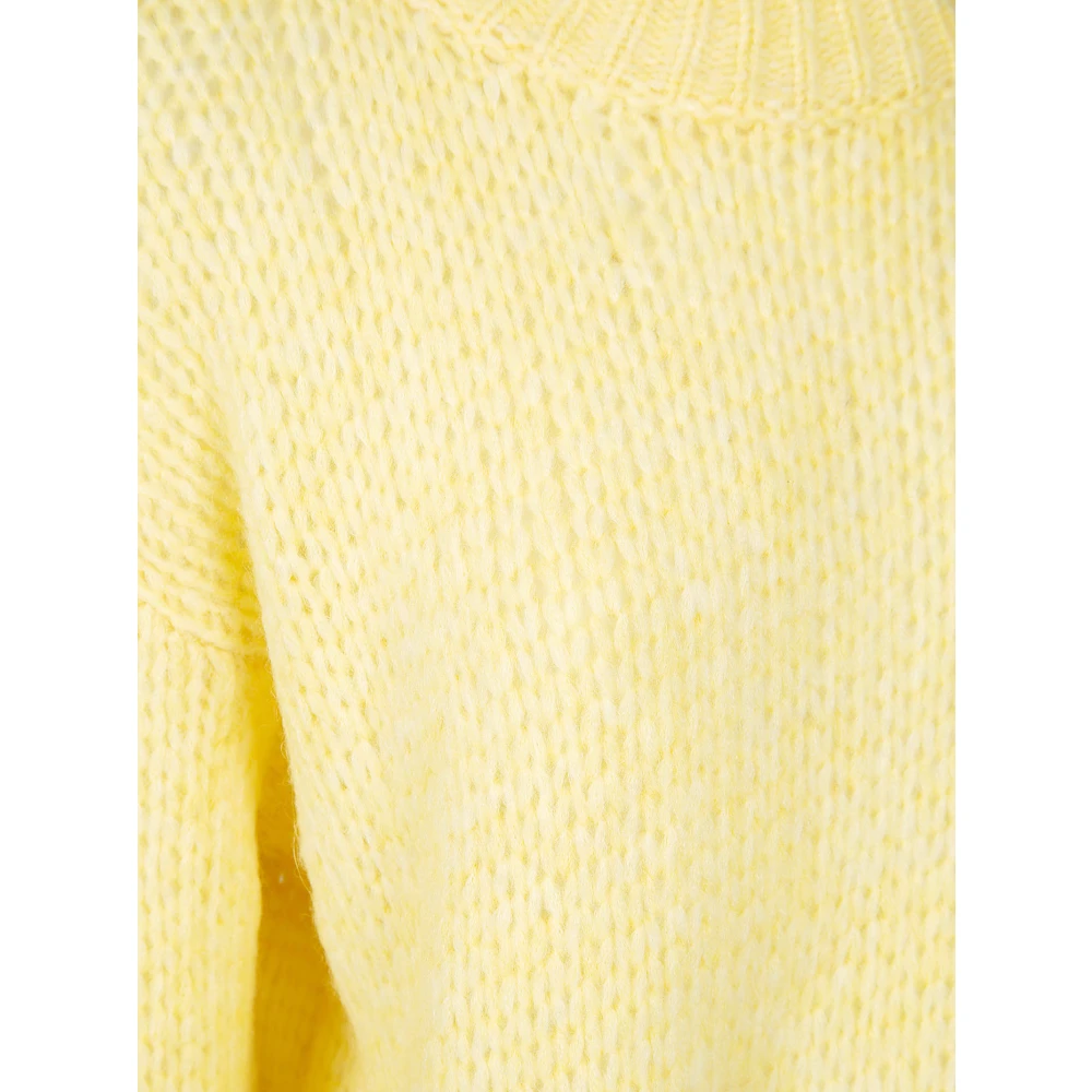 Roberto Collina Gele Sweaters voor Mannen en Vrouwen Yellow Dames