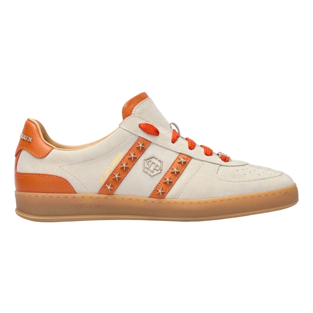 Philipp Plein Low-Top Sneakers Retro Rebel unisex Schoenen Beige