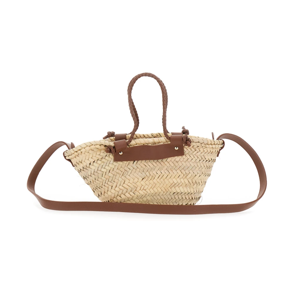 Castañer Bruine tote tas met geperforeerd logo Brown Dames