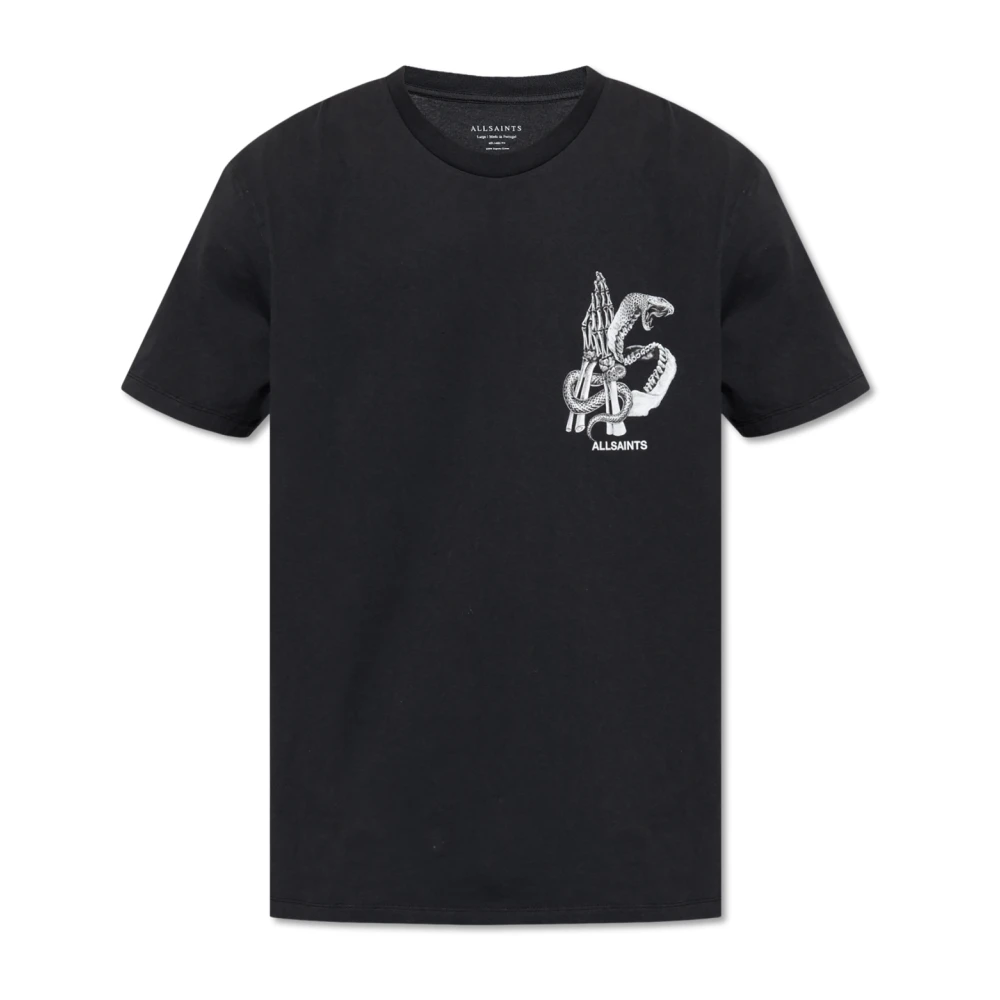 AllSaints T-shirt 'Asp' Black Heren