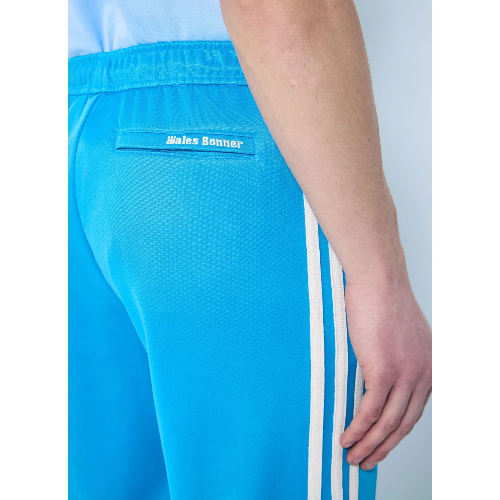Adidas Logo Motif Track Pants Blue Heren