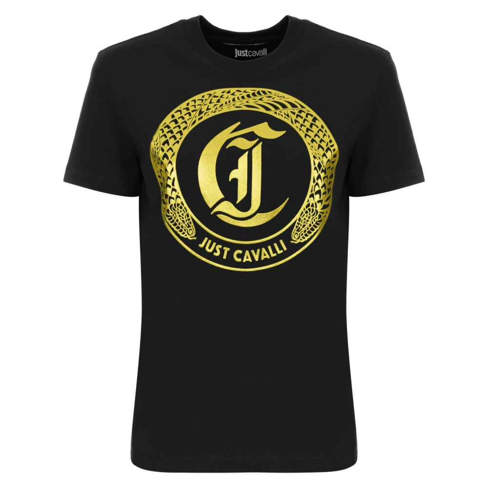 Just Cavalli T-shirts en Polos Black Dames