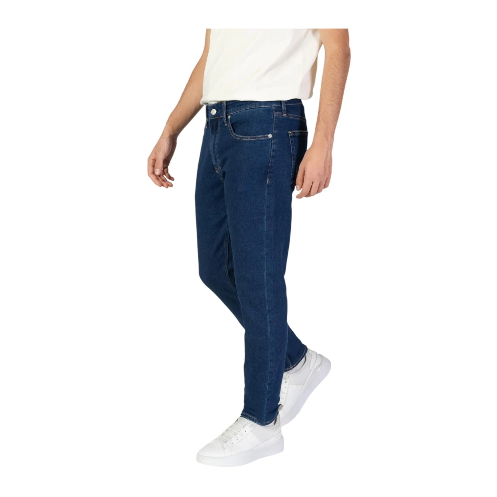 Calvin Klein Jeans Donkere Wassing Straight Leg Jeans Blue Heren