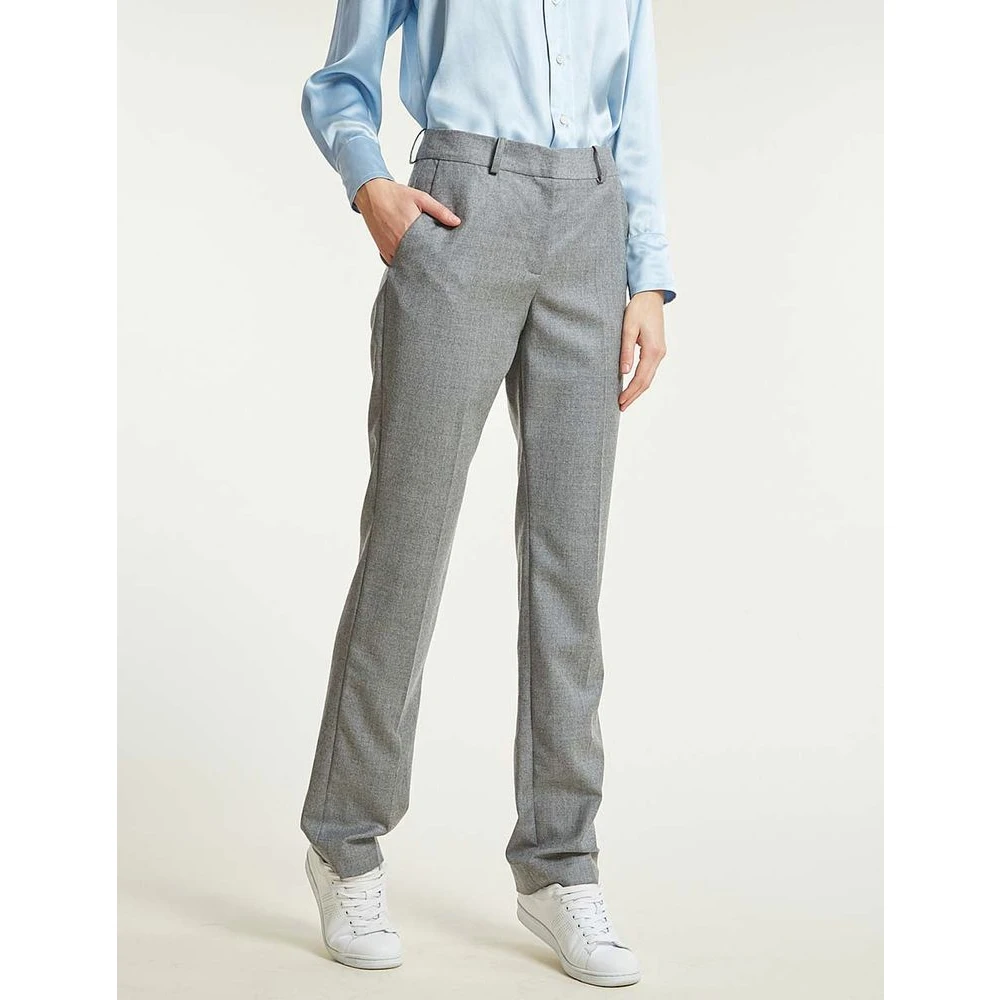 Ines De La Fressange Paris Grijze Anatole broek Gray Dames