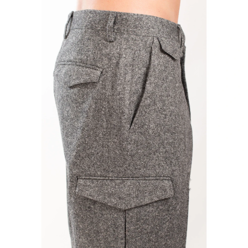 Briglia Wol Cargo Broek Gray Heren