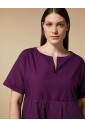 robe-longue-en-jersey-interlock-de-coton-avec-inserts-en-popeline