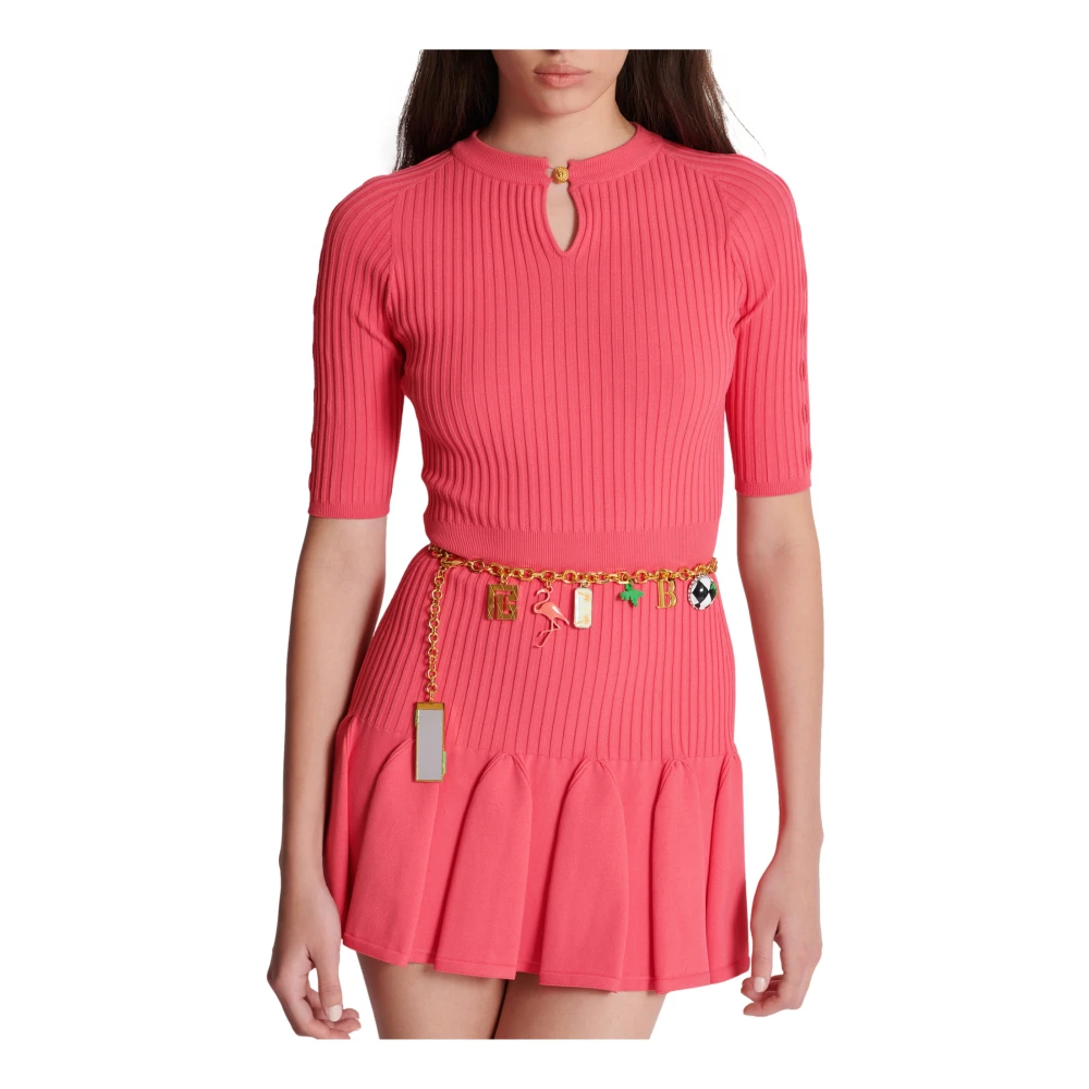 Balmain Miami ketting en hanger juwelen riem Yellow Dames