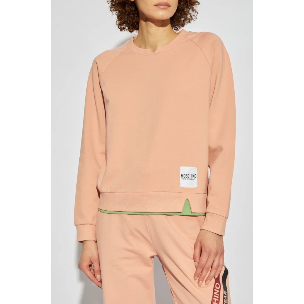Moschino Sweatshirt uit de ondergoedlijn Pink Dames