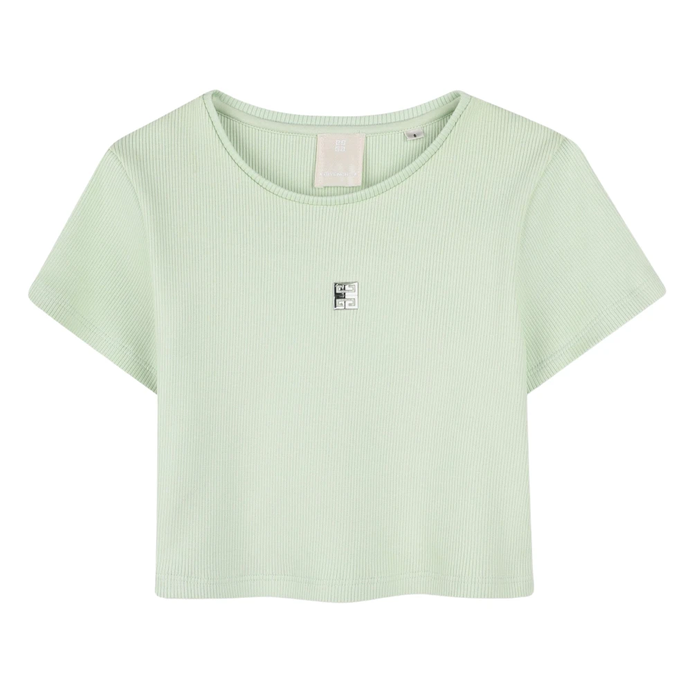 Givenchy Women's Green Logo T-Shirt