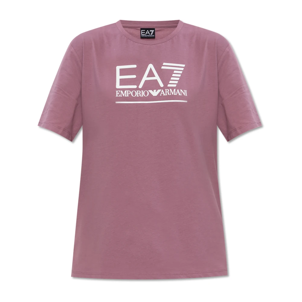 Emporio Armani Ea7 Damen Violett Oberteile, Lila, Sgröße: