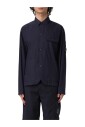 chemise-bleue-poche-coupe-decontractee