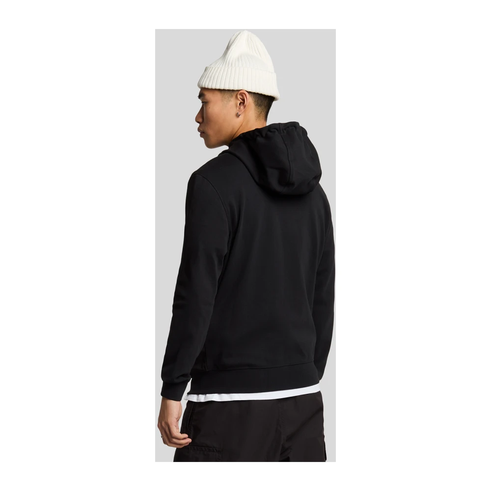Lyle & Scott Middenlaag Softshell Hybrid Rits Door Hoodie Gray Heren
